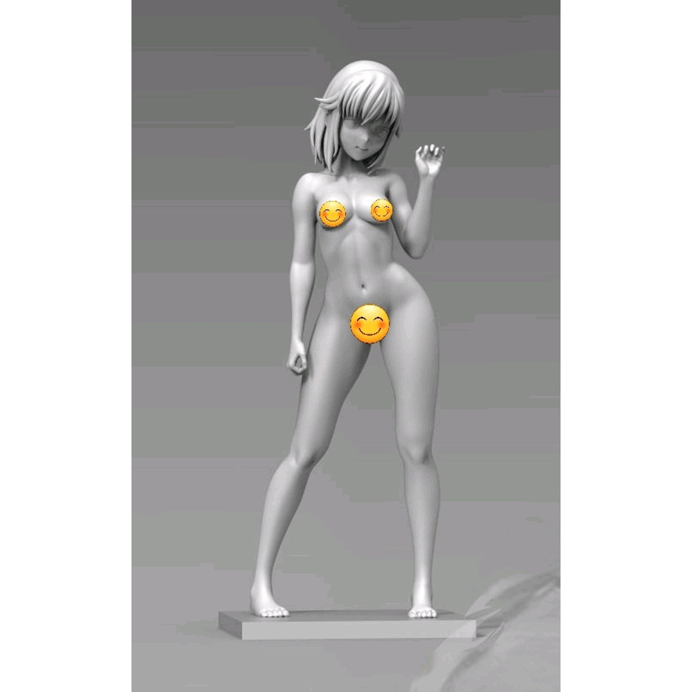 Lady Anita Anime HighQuality 3D STL File For 3D Printing Digital Download 1