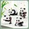 DIY 3in1 Panda 3D Building Block Set Cute Cartoon Animal Puzzle Creative Handmade Toy Gift For Ki 3