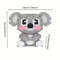 DIY Koala 3D Building Block Pen Holder Cute Animal Puzzle Organizer Creative Desk Decor Gift For 1