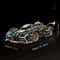 DIY Black Gold Supercar 3D Building Block Kit 2630 Piece HighTech Racing Model Collectible Sport 4