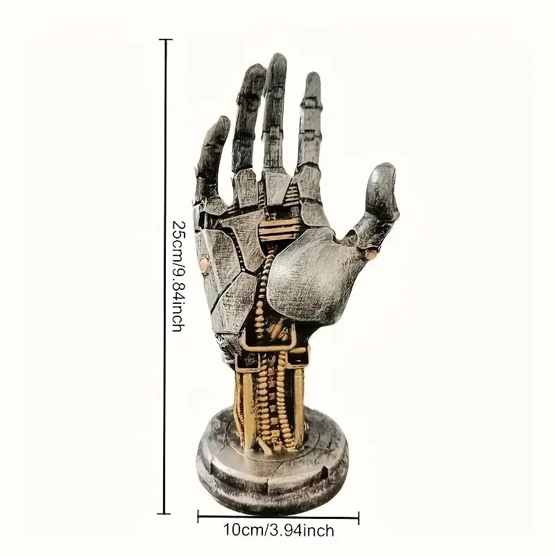Cyberpunk 3D Printed Game Controller Stand  Futuristic Robotic Hand Design  Multifunctional ABS Des 1