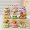 DIY Cake Building Block Set  9 Mini Cakes With Fruits  Flowers  Cute Pastel Puzzle Toy For Kids  Ho 3