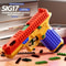 STEM Building Block Gun Automatic Ejection Soft Bullet Toy DIY Construction Set For Kids Teens 5