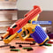 STEM Building Block Gun Automatic Ejection Soft Bullet Toy DIY Construction Set For Kids Teens 7