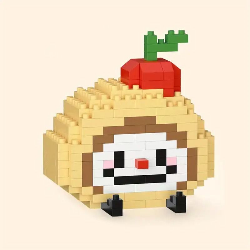 Mini Food Building Blocks  Cute DIY Micro Bricks Set  Burger Fries Ice Cream Cake  More 11