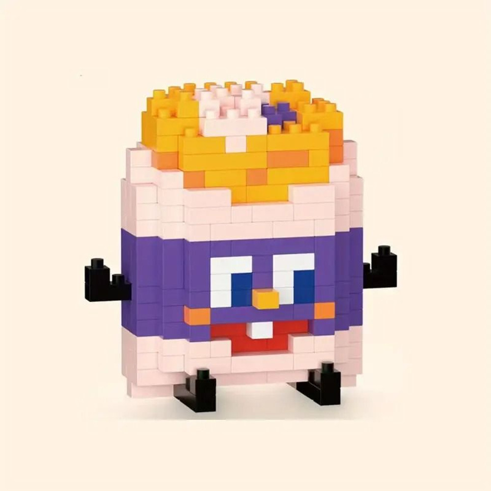 Mini Food Building Blocks  Cute DIY Micro Bricks Set  Burger Fries Ice Cream Cake  More 13