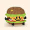 Mini Food Building Blocks  Cute DIY Micro Bricks Set  Burger Fries Ice Cream Cake  More 6