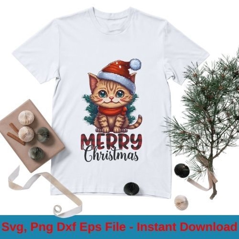 Merry Christmas TShirt PNG File 1