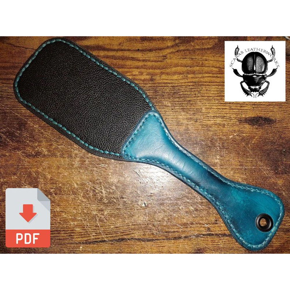 PDF Pattern For A Leather Paddle 0