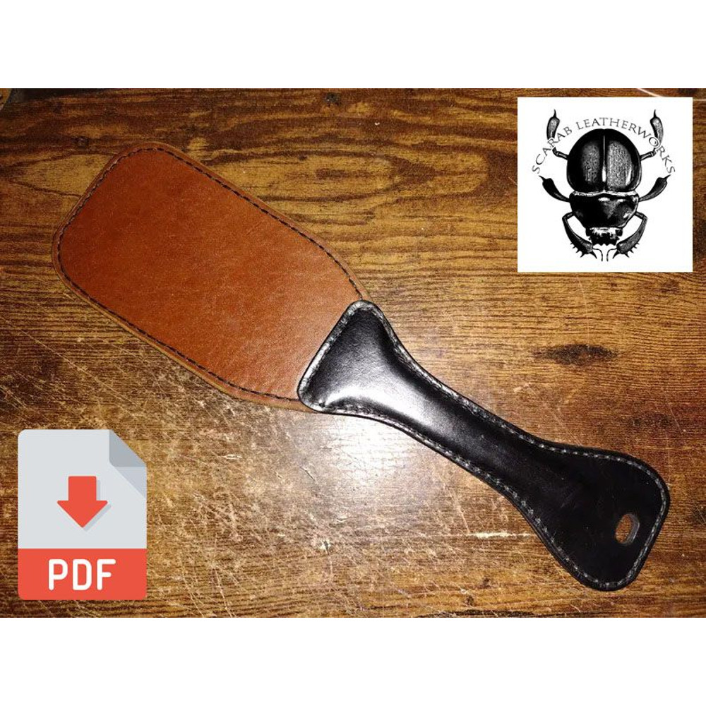 PDF Pattern For A Leather Paddle 1