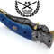 Custom Handmade Damascus Pocket Knife With Bone Handle 1