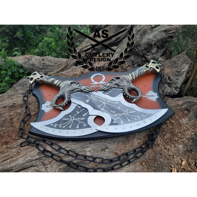 God Of War Kratos Blades Of Chaos God Of War Blades Of Chaos Kratos Metal Blades Personalized Gift 0