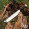 Custom Handmade D2 18 Hunting Crocodile Dundee High Polish Survival Bowie Knife 1