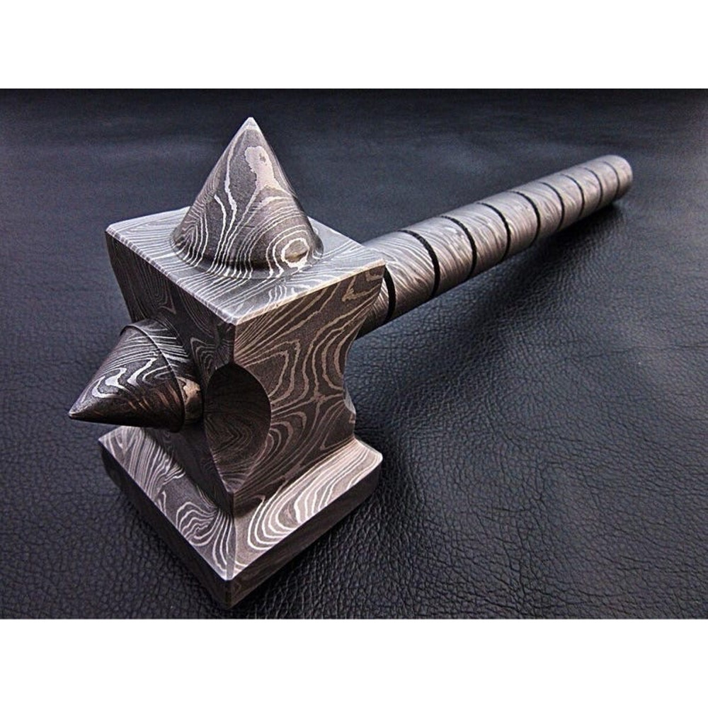 Custom Handmade Damascus Steel Hammer Beautiful Birthday Giftdad Gifts 0