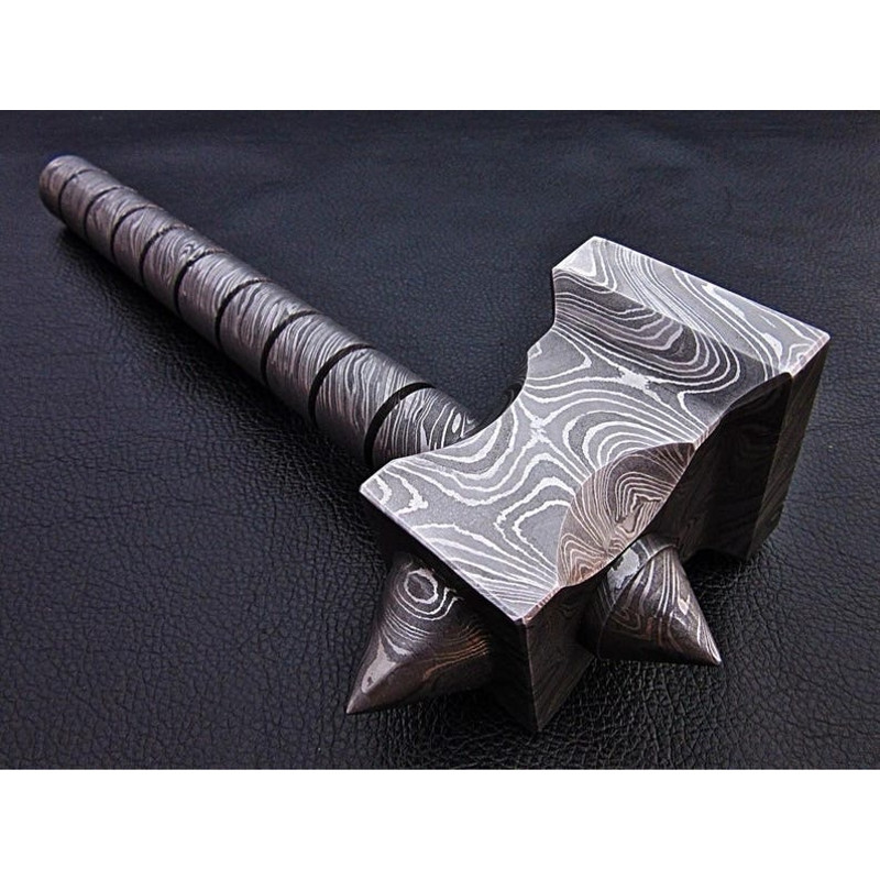 Custom Handmade Damascus Steel Hammer Beautiful Birthday Giftdad Gifts 3