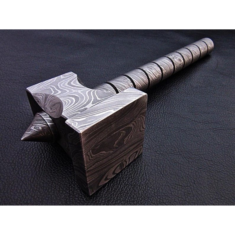 Custom Handmade Damascus Steel Hammer Beautiful Birthday Giftdad Gifts 4