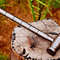 Custom Handmade Forged Damascus Chasing Hammer Rounded  Plain Head 0