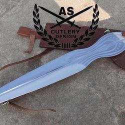 custom handmade achilles sword replica 30inches with leather sheath