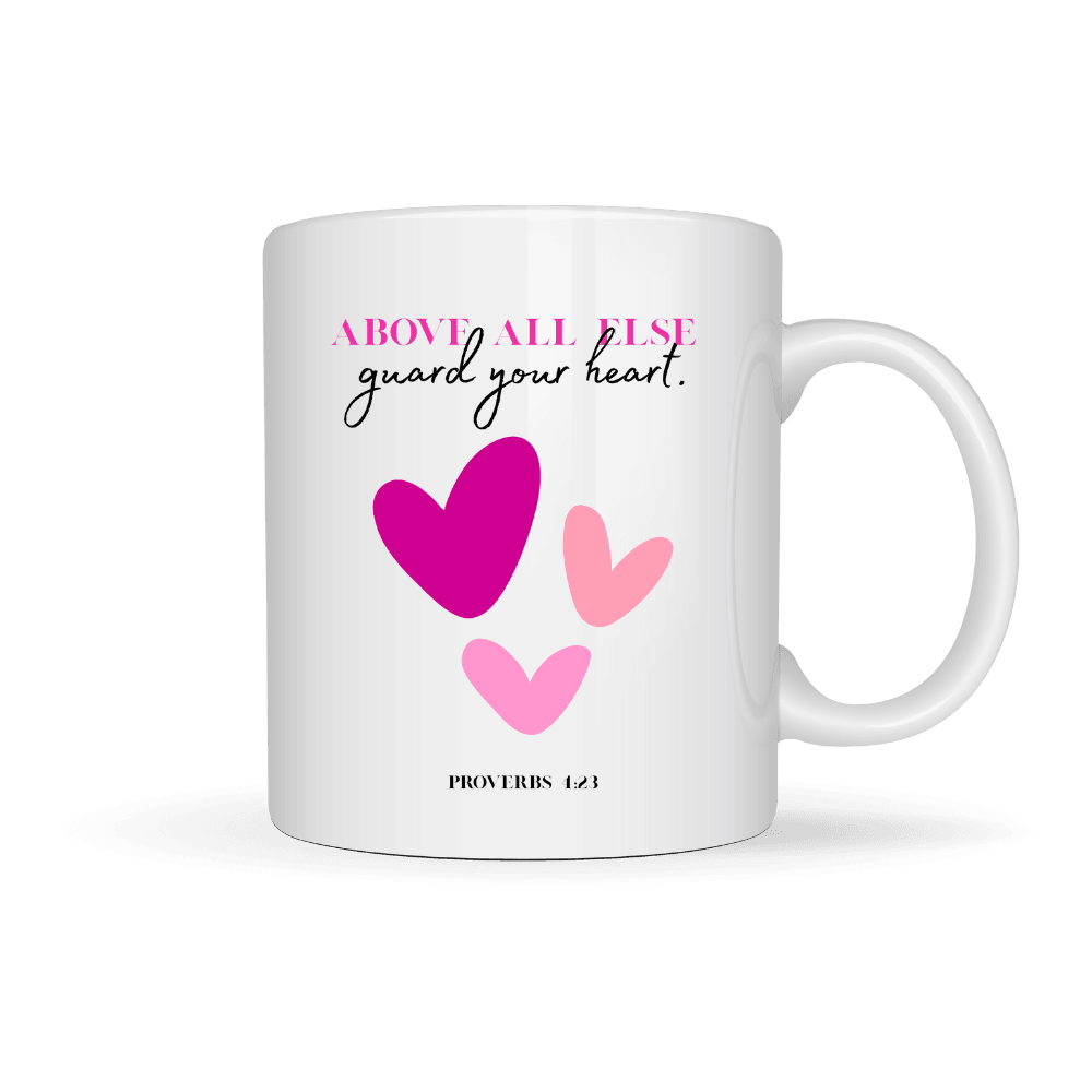 Guard Your Heart PNG SVG Digital Download Christian Quote Heart Digital Download 1