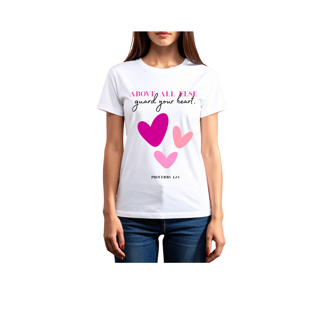 Guard Your Heart PNG SVG Digital Download Christian Quote Heart Digital Download 2