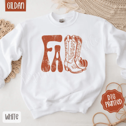 fall boots sweatshirt, trendy autumn crewneck, western cowgirl boots sweater, cute fall season sweatshirt, retro pumpkin