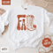 Fall Boots Sweatshirt Trendy Autumn Crewneck Western Cowgirl Boots Sweater Cute Fall Season Sweatsh 0