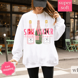 champagne problems sweatshirt , champagne sweatshirt, champagne lover sweatshirt, champagne bottles sweatshirt, pop fizz
