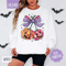 Pumpkin Cherry Sweatshirt Autumn Girl Sweater Halloween Pumpkin Crewneck Preppy Fall Shirt Cherry B 0