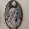 Hollohaza Porcelain Pendant Medallion Hungary 0