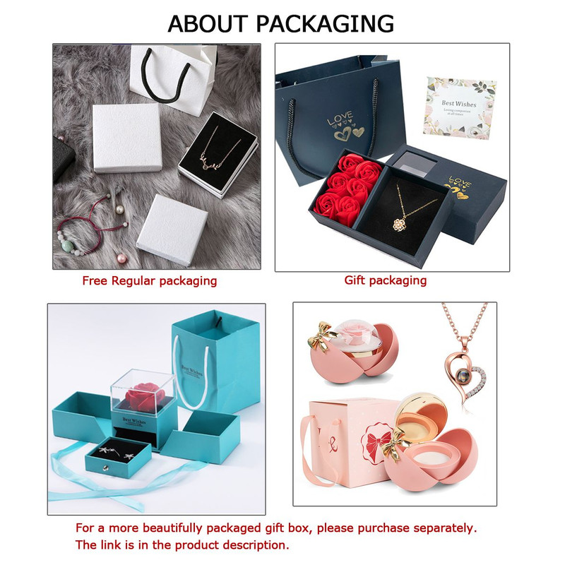 Personalized Flower Heart Microcarved Name Photo Projection Necklace Valentines Day Birthday Gift 7