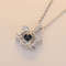 Personalized Romantic Little Cat Projection Necklace Collarbone Chain S925 Sterling Silver Customiz 2