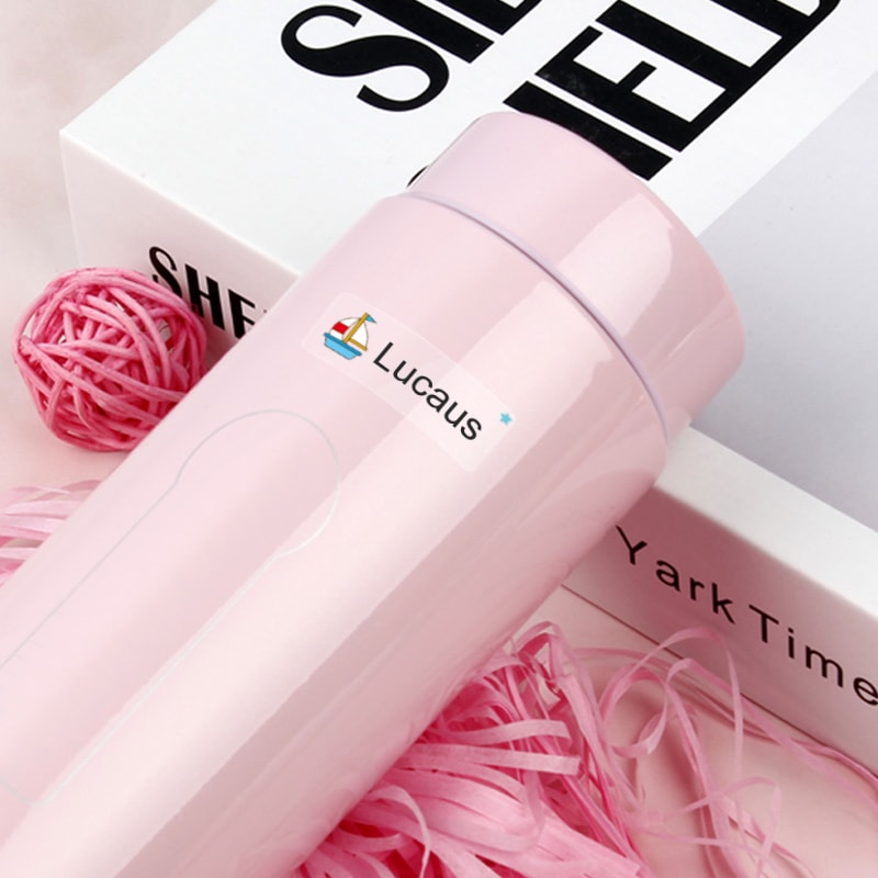 Waterproof Kids Name Labels Customized Transparent Stickers Multilingual Decals For Notebooks And D 4