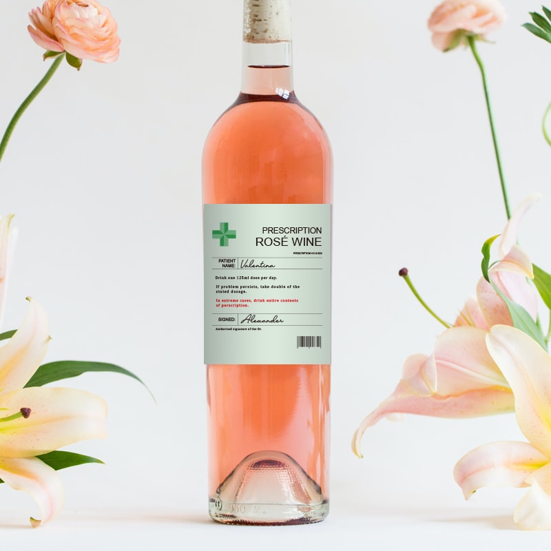 Personalized Waterproof Wine Bottle Stickers, Custom Adhesive Labels for Wedding, Anniversary, and Party Decor Gift Idea