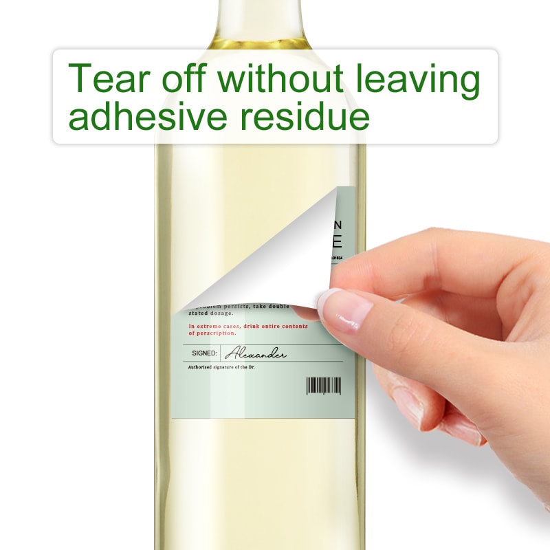 Personalized Waterproof Wine Bottle Stickers, Custom Adhesive Labels for Wedding, Anniversary, and Party Decor Gift Idea