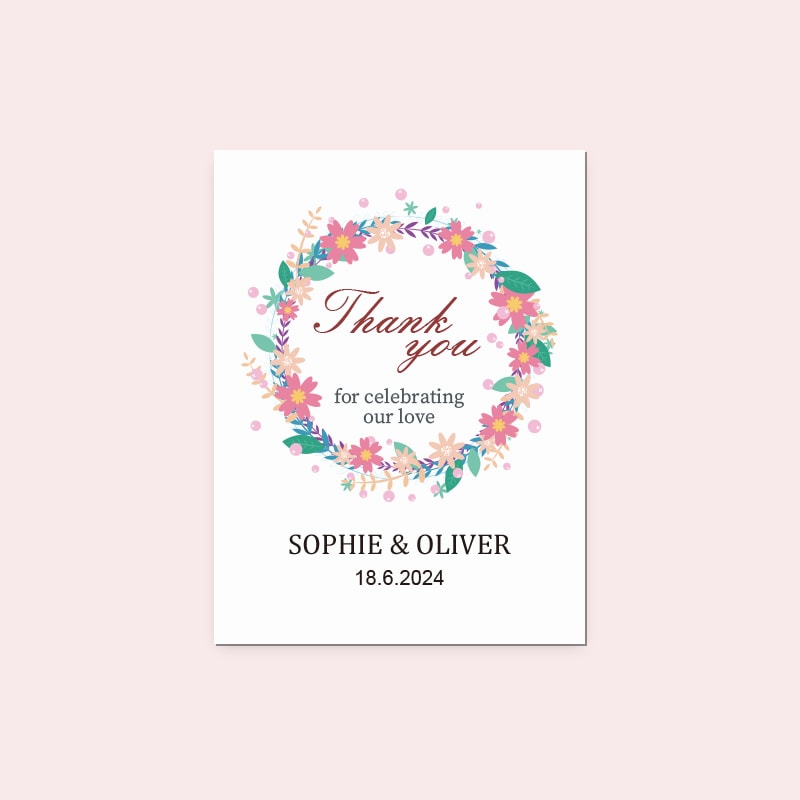 Elegant Personalized Wine Bottle Stickers Waterproof Custom Labels For Wedding Gifts Anniversary De 7