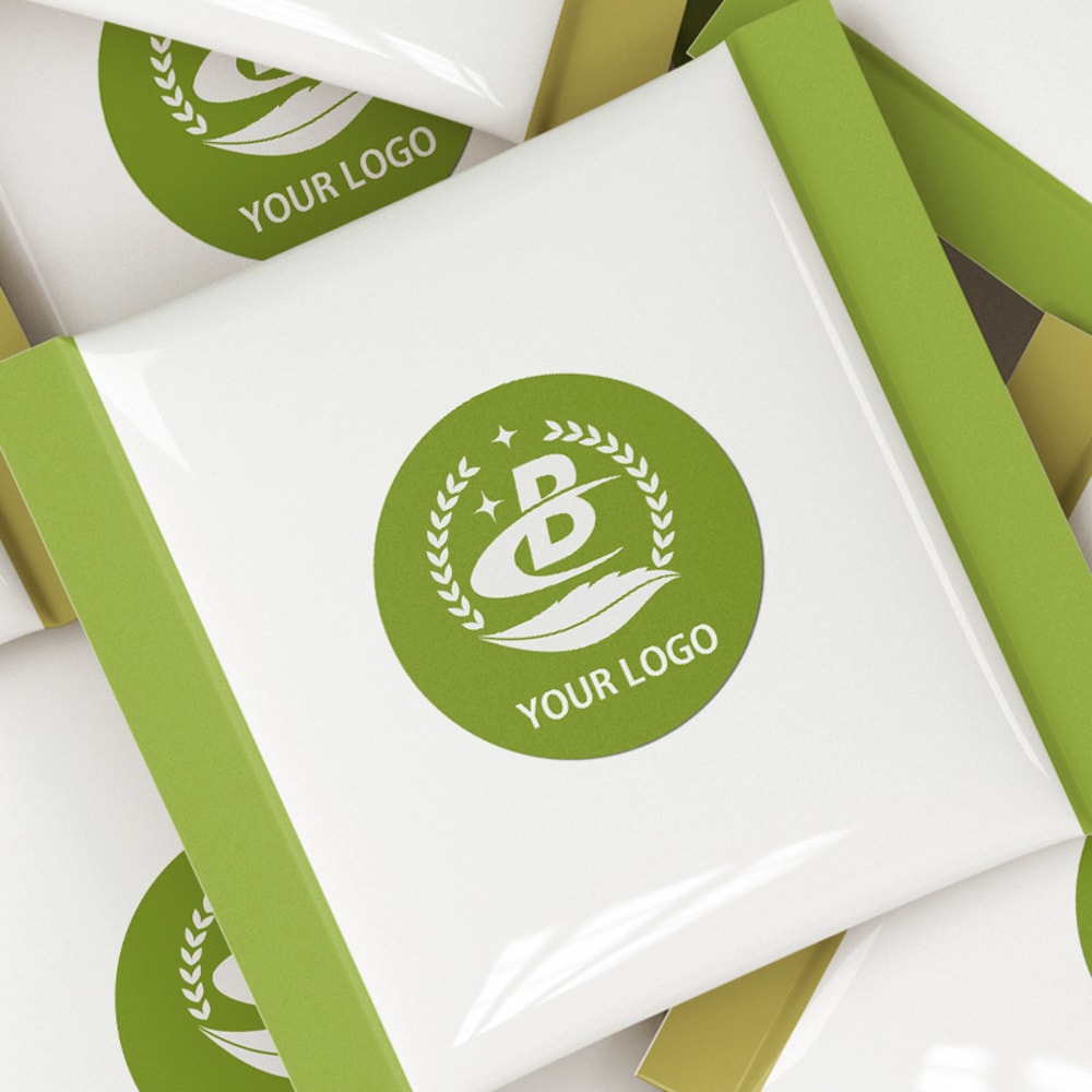 Reusable Stickers, Personalized Customizable Decals, Quick Dry Adhesive Labels for Laptops, Bottles, and Gift Packaging