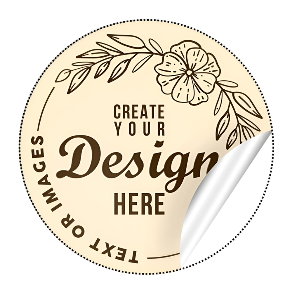 Thick Matte Photo Stickers, Personalized Logo Decals Special Shape Custom Labels for Retail Packaging, Wedding Keepsakes