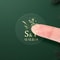 Gold Custom Transparent Wedding Seals, Waterproof Stickers for Gifts, Invitations, Modern Party Decor