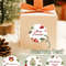 Christmas Round Stickers, Custom Personalized Name Tags, Family Kids Labels, Mom Party Decor, Gift Box, Envelopes, Holid