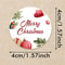 Christmas Round Stickers, Custom Personalized Name Tags, Family Kids Labels, Mom Party Decor, Gift Box, Envelopes, Holid