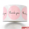 Pink Thank You Stickers, Mailing Labels, Company Giveaway Supplies, Birthday Party Favors, Festival Stickers