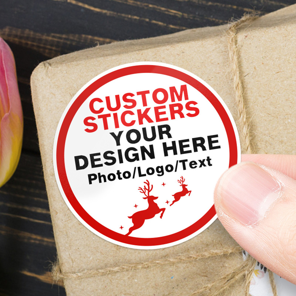 Matte Photo Brand Labels, Customized Eco-Friendly Stickers, Biodegradable Scratch-Resistant HD Printing