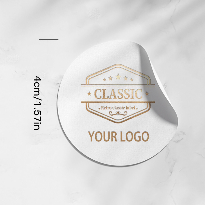 Matte Photo Brand Labels, Customized Eco-Friendly Stickers, Biodegradable Scratch-Resistant HD Printing