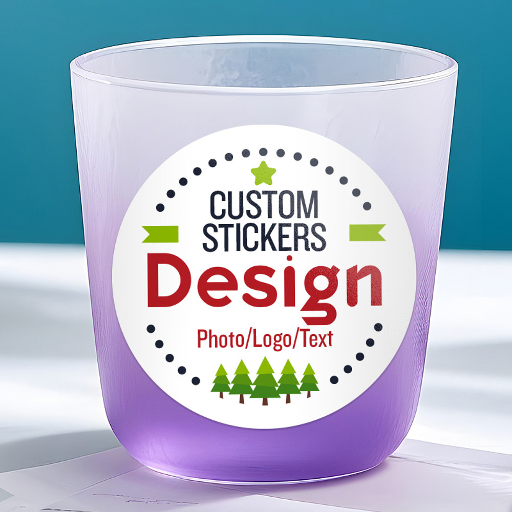 Matte Photo Brand Labels, Customized Eco-Friendly Stickers, Biodegradable Scratch-Resistant HD Printing