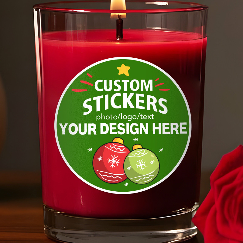Matte Photo Brand Labels, Customized Eco-Friendly Stickers, Biodegradable Scratch-Resistant HD Printing