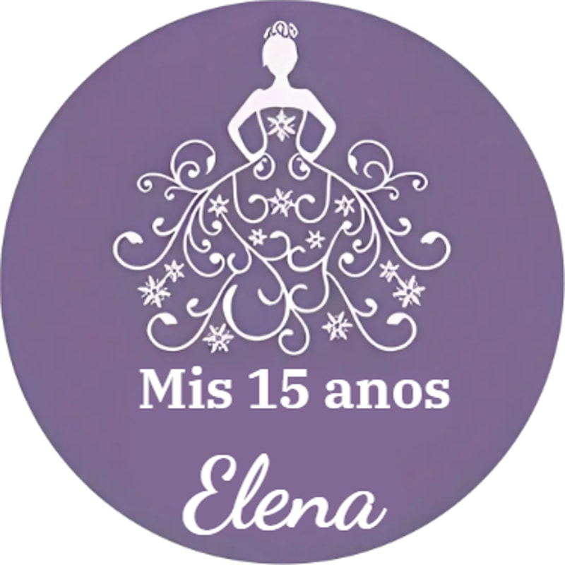 Custom Name Label Stickers, Personalized Round Circle, Date Thank You Stickers for Bridal Shower Party Favors