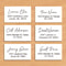 Waterproof Transparent Address Labels Customized Stickers For Envelopes Journaling Office And Schoo 4