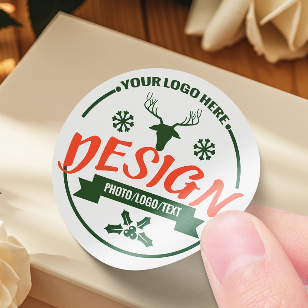 Print Customized Stickers, Matte, Logo & Photo Labels, Scratch-Proof, Waterproof for Retail Branding