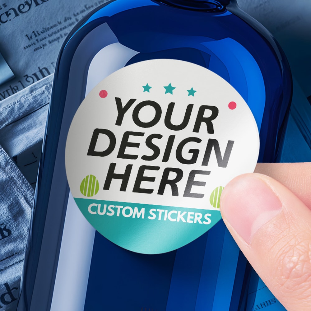 Print Customized Stickers, Matte, Logo & Photo Labels, Scratch-Proof, Waterproof for Retail Branding