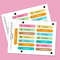Title 2 WaterResistant Personalized Labels Name Stickers Customized Durable Matte Finish For Kids B 10